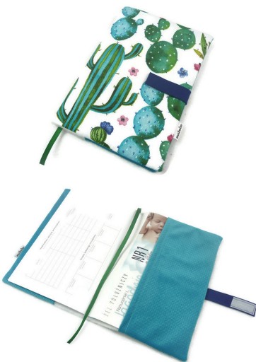 ETUI OKŁADKA NA KSIĄŻECZKĘ ZDROWIA DZIECKA VELVET