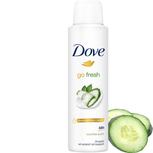DOVE DEZODORANT ANTIPERSPIRANT SPRAY DLA KOBIET GO FRESH CUCUMBER OGÓREK