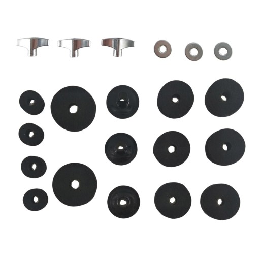 21 Replaceable felt pad for plates
