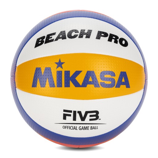 Piłka do siatkówki plażowej Mikasa BV550C white/blue/yellow rozmiar 5