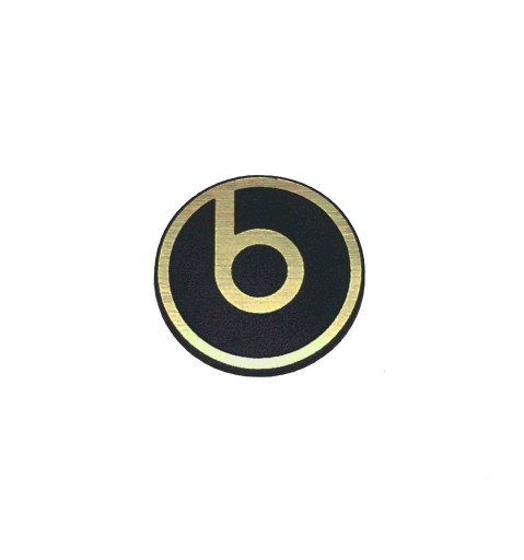 Naklejka Emblemat BEATS AUDIO złota 18mm