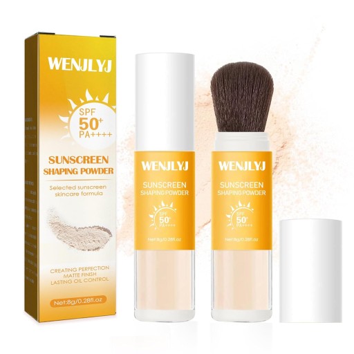 Mineral Sunscreen Setting Powder Makeup,Translucent Powder SPF 50 PA