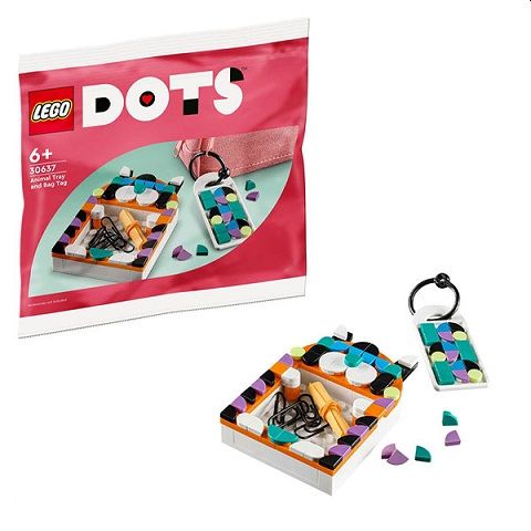 LEGO DOTS - TACKA I ZAWIESZKA NA TORBĘ NR 30637