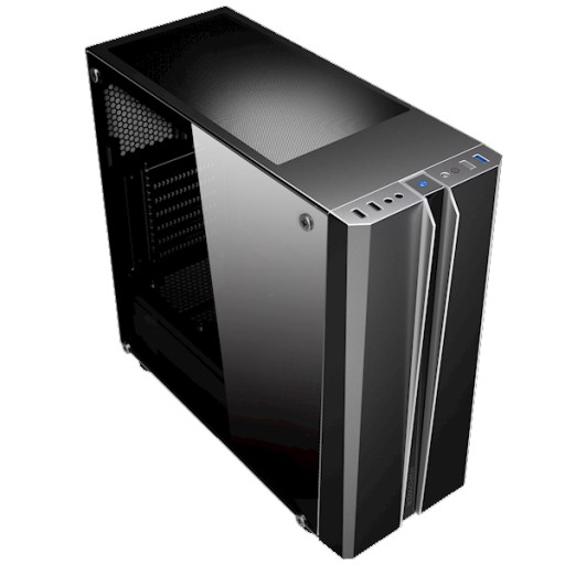 Obudowa Bandit Power | BPBG5 | Czarna | RGB | PC
