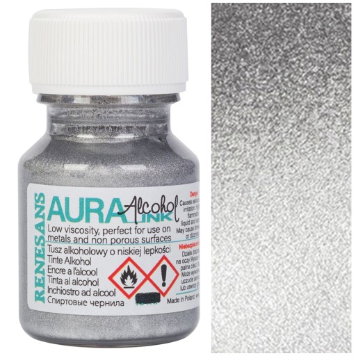 Tusz Alkoholowy Aura Ink Renesans 30 ml Srebrny