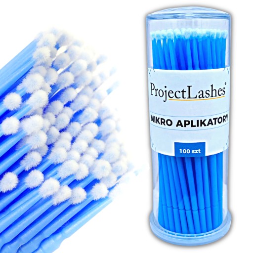 MIKRO APLIKATORY DO RZĘS TUBA 100SZT ProjectLashes