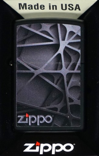 ZAPALNICZKA ZIPPO BLACK ABSTRACT DESIGN