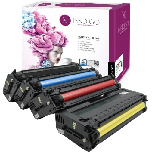 4x Toner zamiennik 407716 - 407719 do RICOH SPC252