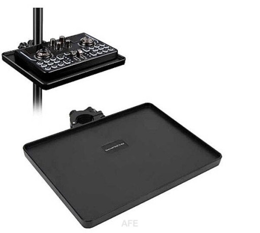 PÓŁKA TACKA ABS NA STATYW 16x22cm POD mikser interfejs audio akcesoria