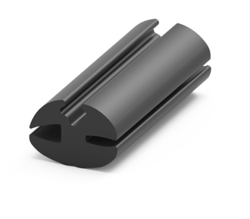 Uszczelka do szyb EPDM 22x15,6mm czarna