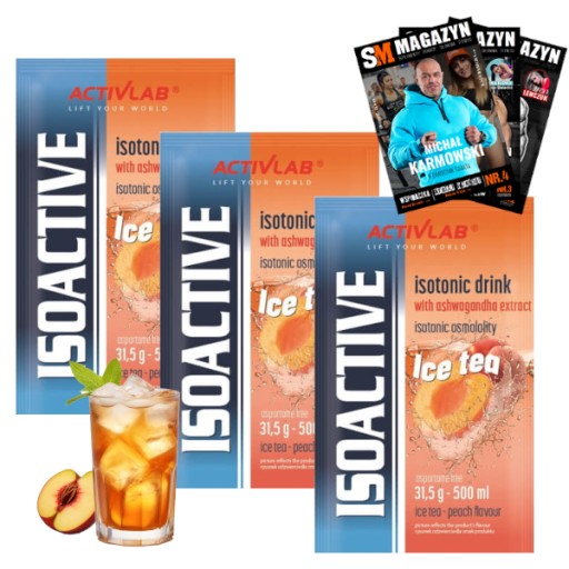 ACTIVLAB ISO ACTIVE 31.5 G NAPÓJ IZOTONICZNY ISO ENERGIA NAWODNIENIE FIT