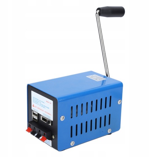 GENERATOR RĘCZNY AGREGAT KORBA PRĄDU20W 2000/min