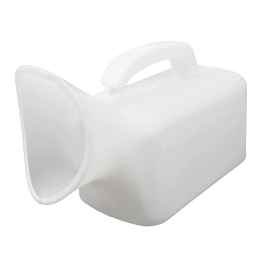 Przenośny przenośny pisuar dla kobiet biały 1000ml
