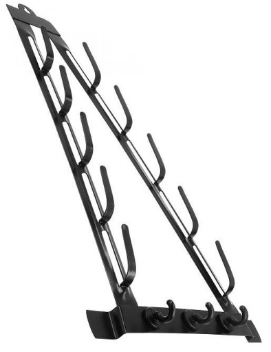 WIESZAK NA POKRYWKI + HACZYKI 57cm. CZARNY POLSKA