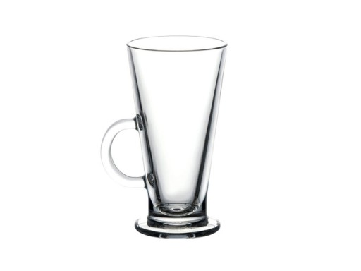 Szklanka do kawy latte z uchem 360 ml PASABAHCE