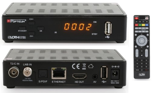 Tuner Dekoder Satelitarny DVB-S2 DVB-T2 -C Combo
