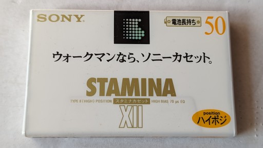 Sony XII STAMINA 50 1996 1szt. Japan.