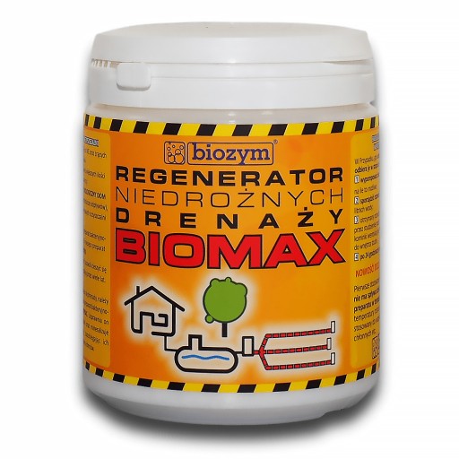Preparat Biozym BIOMAX regenerator drenaży, studni