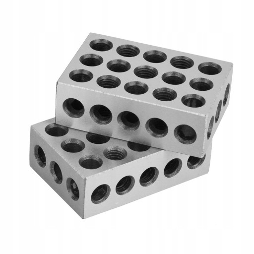 2szt 25x50x75mm bloki 23 otwory frezowanie