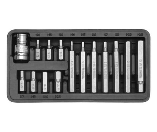 ZESTAW BITÓW IMBUS HEX 15szt YT-0413 YATO