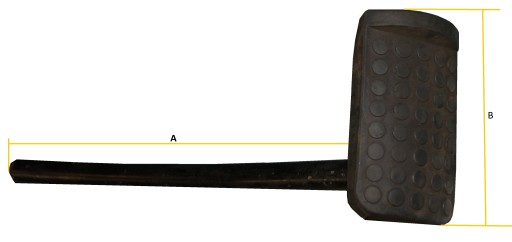 Pedał sprzęgła PRONAR MTZ 80-1602050-B