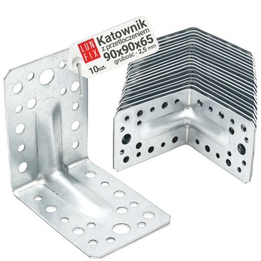 KĄTOWNIK CIESIELSKI MONTAŻOWY 90x90x65 2,5mm 10szt