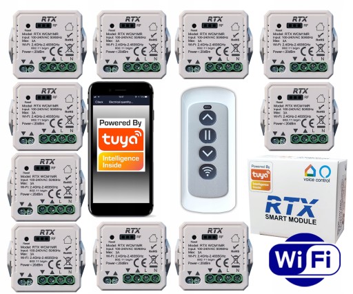10x Sterownik Rolet TUYA WiFi Pilot RFR-CM GRATIS