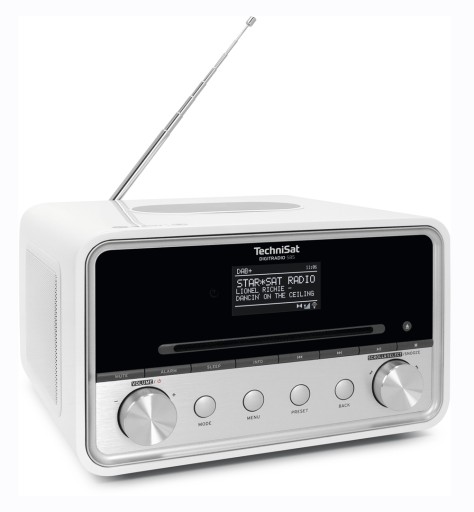TECHNISAT DIGITRADIO 585 DAB+ CYFROWE RADIO BIAŁE