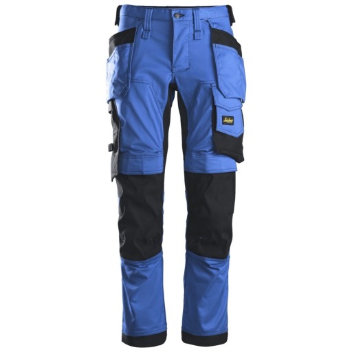 SPODNIE ROBOCZE BHP STRETCH WORKI KIESZENIOWE SNICKERS 6241 (NIEBIESKIE 50)
