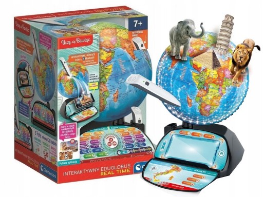 CLEMENTONI GLOBUS INTERAKTYWNY EDUGLOBUS DIGITAL real time + aplikacja