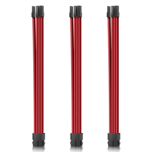 Zestaw 3 przedłużaczy do zasilacza ATX 6+2 8 PIN 3 KIT 18 AWG AsiaHorse