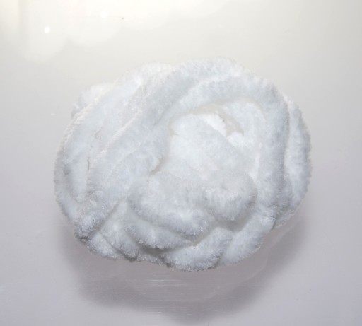 Chenille Dense White na koguty sandaczowe