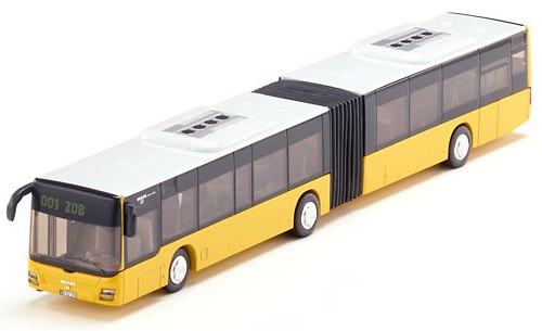 SIKU 3736 AUTOBUS PRZEGUBOWY MAN ŻÓŁTY | 1:50