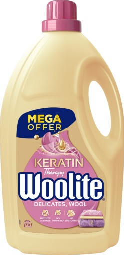 WOOLITE DELICATE Płyn do prania Wełny i Delikatnych tkanin z Kreatyną. 4,5l
