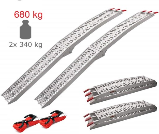 RAMPA Najazd Podjazd ALUMINIOWY do 680 kg