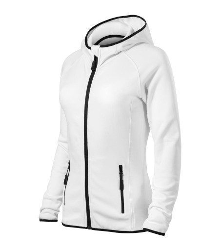 2XL polar z kapturem damski biały MALFINI DIRECT 418