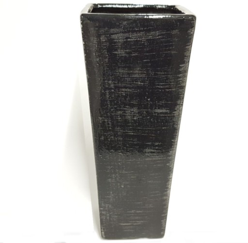 WAZON CERAMICZNY NA KWIATY CZ-SR POŁYSK 35,5 cm