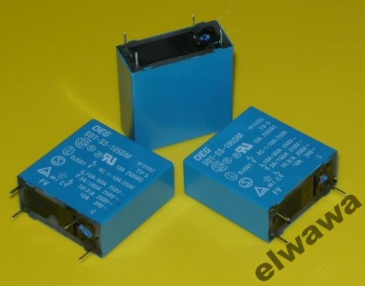 Przekaźnik 5V 10A SDT-SS-105DM OEG JAKOŚĆ! 5szt.