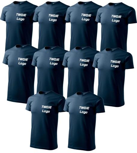 KOSZULKI T-SHIRT LOGO FIRMY NADRUK HAFT ADLER