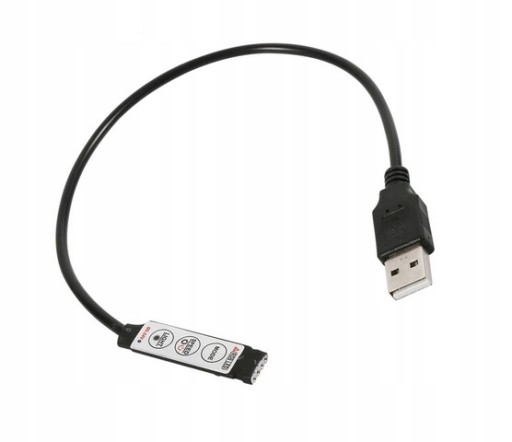 Sterownik Kontroler manualny rgb 5v USB TV 3 KEY