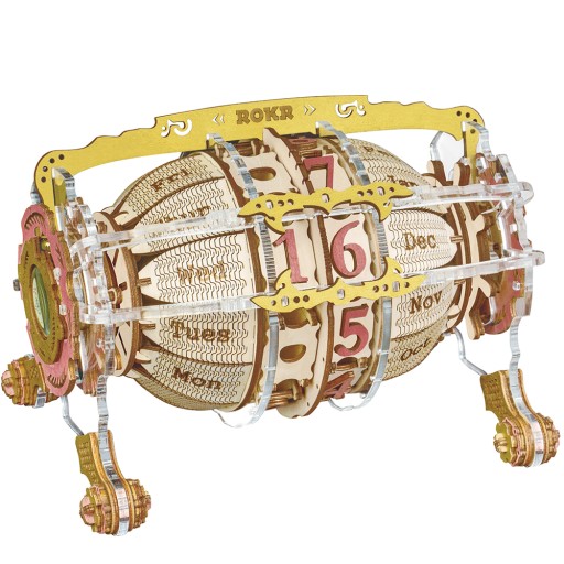 Robotime Drewniany Model Puzzle 3D Kalendarz