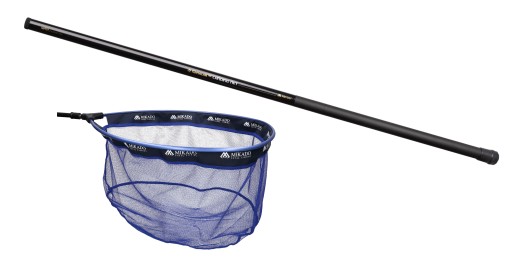 MIKADO Długi Podbierak Sztyca 200cm + Kosz drobna siatka 2x2mm