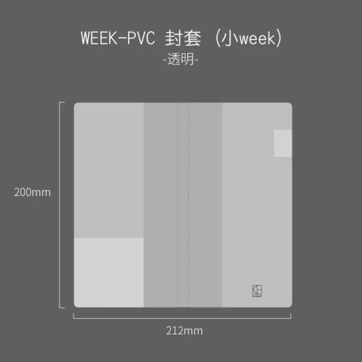 Kinbor Mini Notebooks Kawaii Week Planner