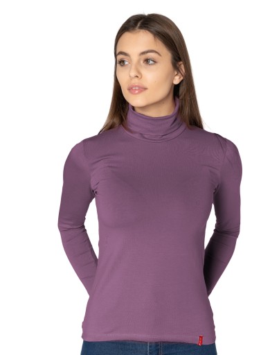 Golf Damski Cienki Sweter Golfy 8112-07 r S/M