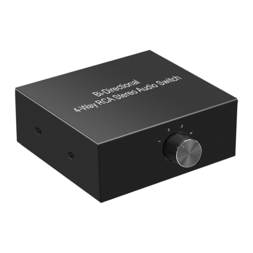 4 L Stereo Audio Switcher Audio Splitter Plug and
