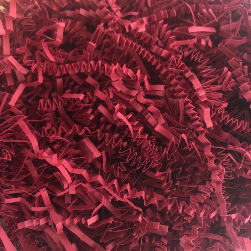Sizal papierowy do paczek ECO WIÓRKI 1kg bordo
