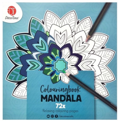 KOLOROWANKADLA DOROSŁYCH ANTYSTRESOWA MANDALA 72