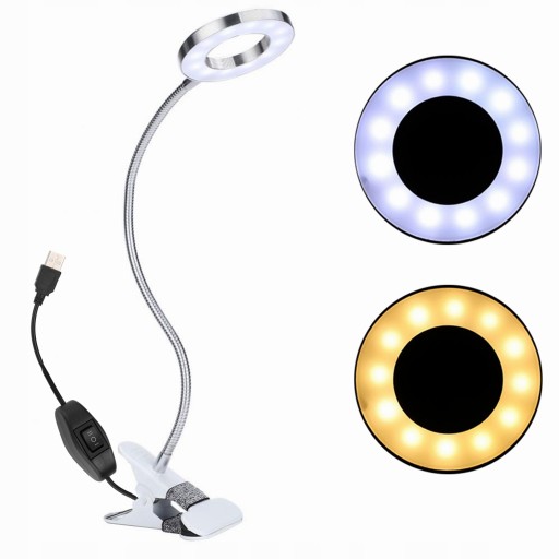 LAMPA KOSMETYCZNA LED DO RZĘS I MAKIJAŻU USB