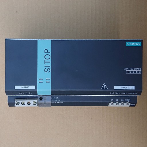 Zasilacz Siemens SITOP power 40 6EP1 437-3BA00 3PH 24V 40A 960W