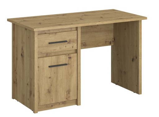Nowoczesne BIURKO 120cm AYSON W KOLORZE DĄB ARTISAN